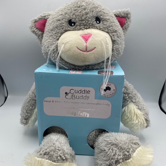 Heatable Cozy Soft Plush Cuddle Buddy Cat  18 Inches - NEW - Picture 3 of 9